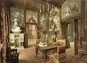 The Dining Room in Neuschwanstein Castle