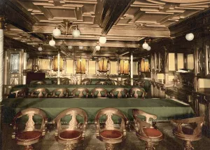 Dining room, second class, King Albert