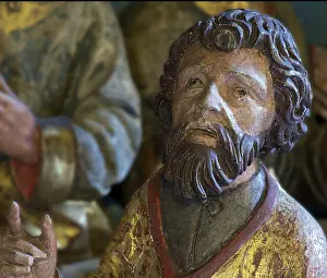 Disciples of Jesus, detail of the figuratively depicted Last Supper