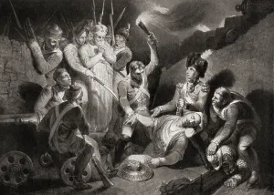 Discovery of the body of Tipu Sahib, Seringapatam 1799