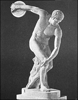 Discus thrower, statue in the Vatican