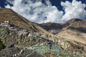 Diskit Gompa (Tibetan Buddhist monastery) is the oldest and largest Buddhist monastery (gompa)