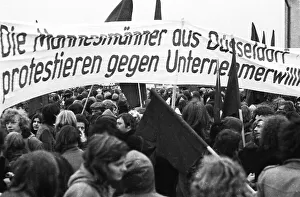 The dismissal of workers at the Mannesmann factory after a spontaneous strike not led by the union provoked protests by