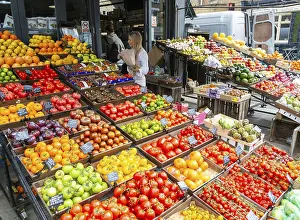 Display outside Bora and Sons, Fruit and Vegetables shop