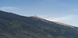 Distant view showing the summit of Mont Ventoux