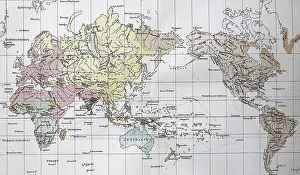 The Distribution of Human Races after Mueller and Peschel