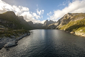 Category Scandinavia Prints: Djupfjorden on the island of Moskenesoya
