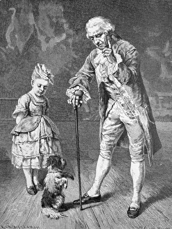 The docile dog, dog makes male on command