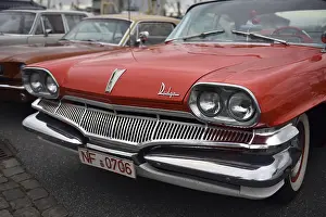 Framed Print : Dodge Seneca at classic car meeting in Busum