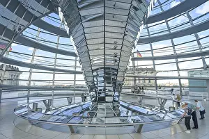 Framed Print : Dome on the Reichstag building Framed Print : Dome on the Reichstag building