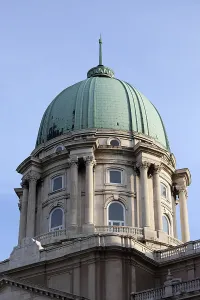 Dome of the Royal Palace in Budapest