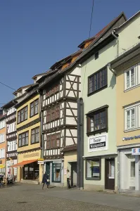 Domplatz square with Waidspeicher Theater