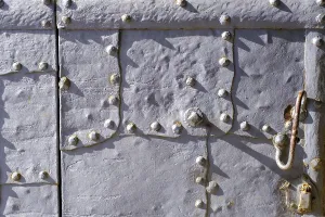 Door with fittings, Veste Coburg