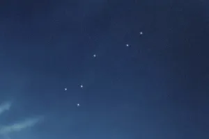 Dorado star constellation, Night sky