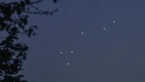 Dorado star constellation, Night sky