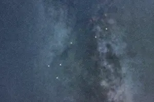 Dorado star constellation, Night sky