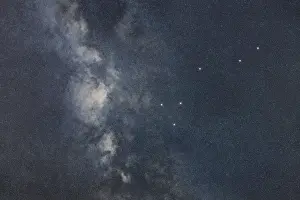 Dorado star constellation, Night sky