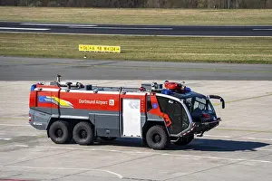 Category Historic EN Prints: Dortmund Airport, DTM, apron, in front of the terminal