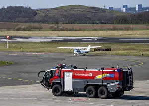 Category Historic EN Prints: Dortmund Airport, DTM, apron, in front of the terminal