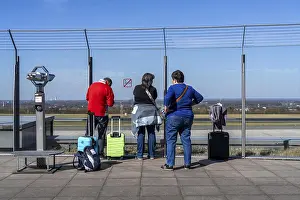 Category Historic EN Prints: Dortmund Airport, DTM, visitor terrace in the terminal building
