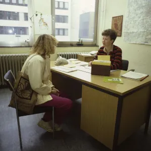 Dortmund. Employment office. Counselling for young unemployed people