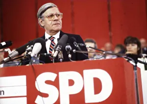 Dortmund. Party Congress of the Social Democratic Party of Germany (SPD) on 29