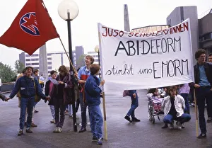 Dortmund. Pupils protest on education