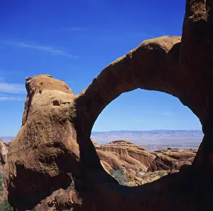 Double-O-Arch, Arches National Park, Utah, USA