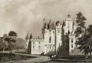 Doune Castle, Doune, im Bezirk Stirling in Zentralschottland
