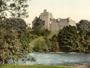 Doune Castle from the Teith, Scotland