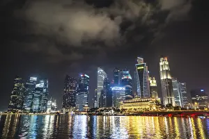 Downtown, Financial District at night