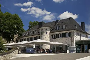 Category Historic EN Prints: Drachenfelsplateau with restaurant