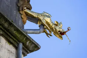 Dragon-headed gargoyle of the town hall
