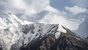 Dramatic mountain landscape, mountain valley