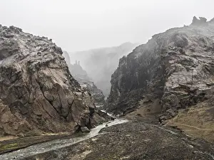 Drekagil, Dragon Gorge, Volcanic Mountains and Bizarrely Shaped Lava Rocks