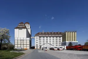 Dresden Mill, flour mill at the Alberthafen in the Dresden district of Friedrichstadt