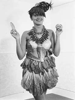 Dress from vegetables, England, Great Britain