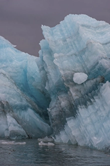 Drifting glacier ice, Hornsund