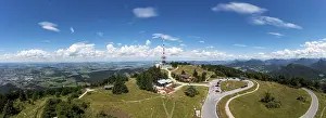 Drone image, Gaisberg transmitter on the Gaisberspitze