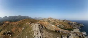 Drone image, Holy Church of Agios Paision near Plakias