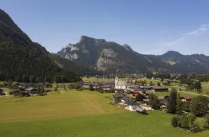 Drone image, Sankt Martin bei Lofer