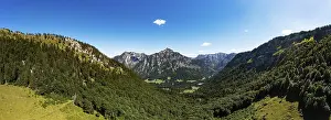 Framed Print : Drone image, Weissenbachtal with Rinnkogel and Rettenkogel Framed Print : Drone image, Weissenbachtal with Rinnkogel and Rettenkogel