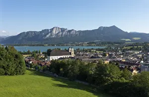 Drone shot, Basilica Sankt Michael