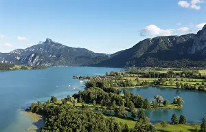 Drone shot, Golfclub am Mondsee