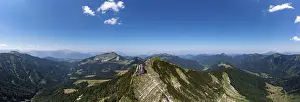 Category Mountain Landscapes Prints: Drone shot, panorama shot, mountain landscape