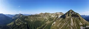 Category Mountain Landscapes Prints: Drone shot, panorama shot, mountain landscape