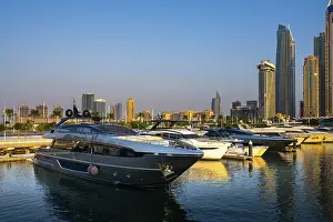 Dubai Marina and Harbour, Skyline Architecture and Marina