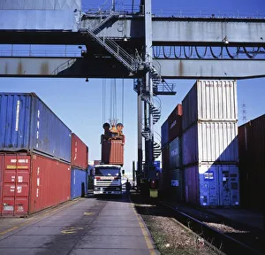 Duisburg inland port 80s Duisburg