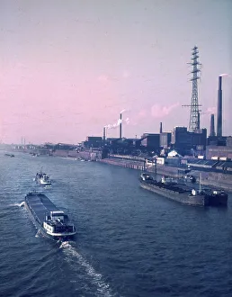 Duisburg. Port on the Rhine ca. 1982