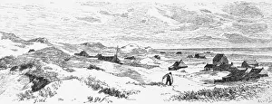 Dune landscape on Juist, North Sea